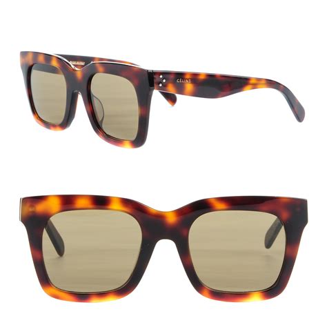 celine cl 41411/f/s|CELINE Luca Sunglasses CL 41411/F/S Black Havana.